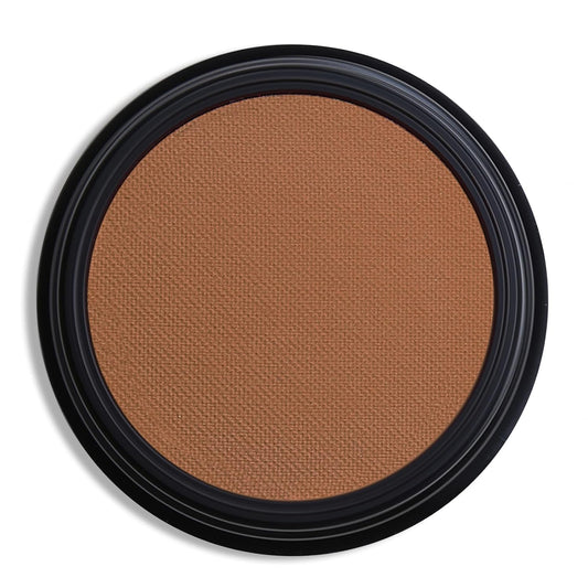 Single Light Brown Eyeshadow, Pressed Powder Matte Eye-Shadow Palette Make-up, Blendable Long Lasting High Pigment Brown Eye Makeup Halloween Eye Paint & Face Body Paint
