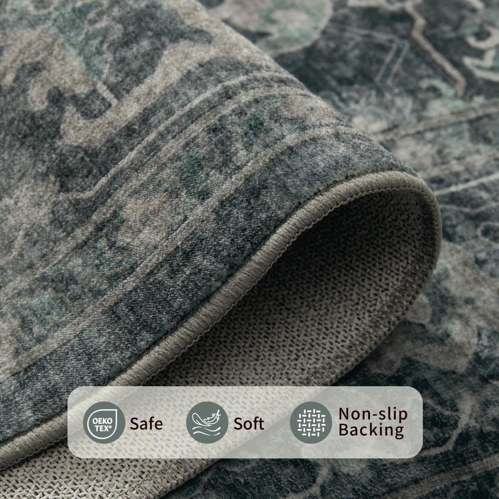 Rugxara Area Rugs 5x7 Washable Rug - Image 5