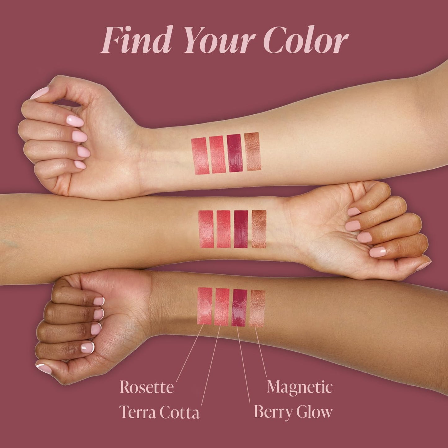 Mineral Fusion 3-in-1 Color Stick, Instant Color Pop and Blush for Cheeks, Creamy Lightweight Formula, Multi-Use Eye, Face, and Lip Makeup, Magnetic