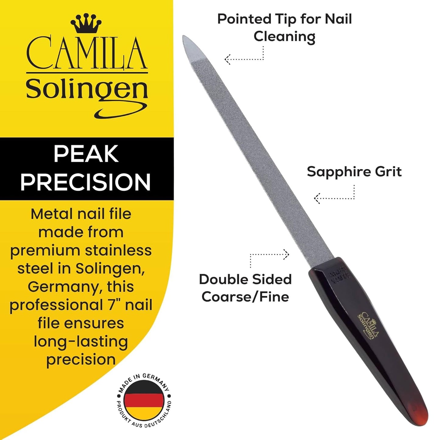 CS11-CS18 Professional 4" Fingernail Toenail Nipper/Clipper/Cutter Manicure and Pedicure Heavy Duty Precision Super Sharp Curved Stainless Steel 15mm Blade Solingen Germany