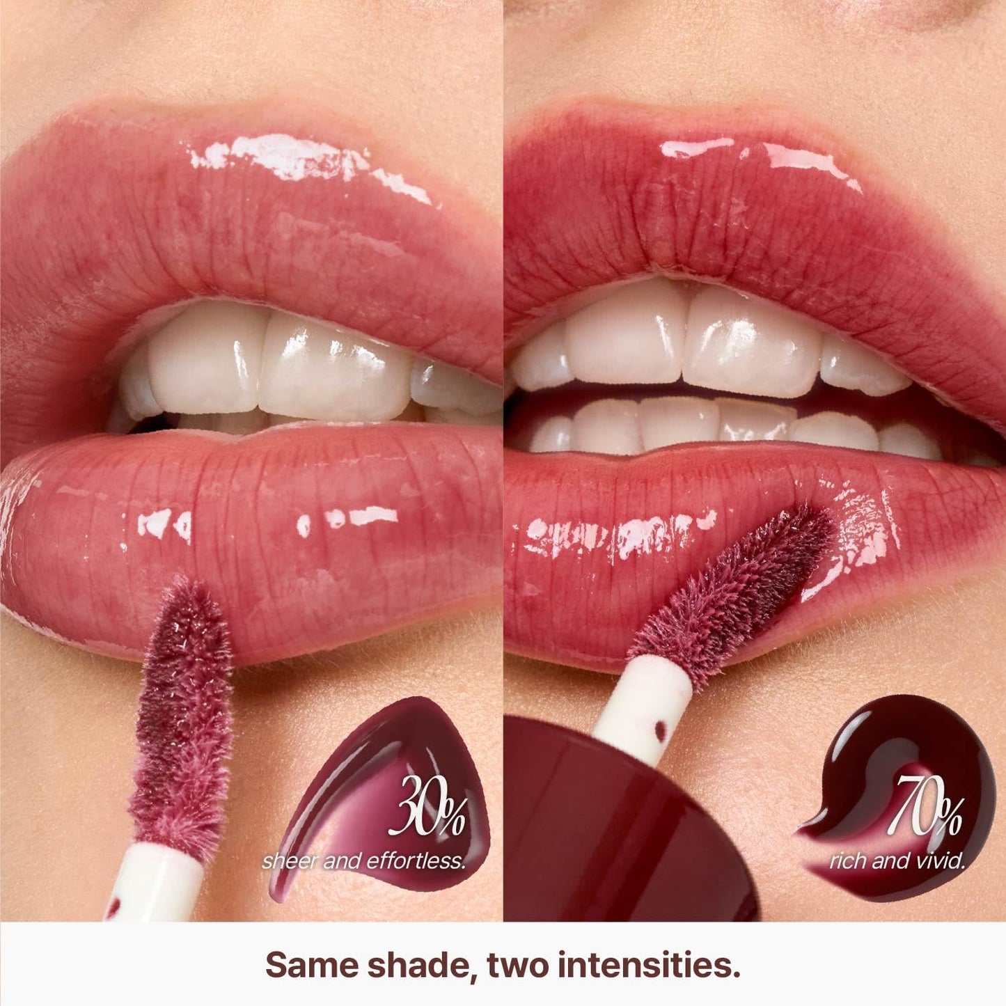 3D Voluming Gloss 30% (Sheer) | Sorbet 30% l High Shine, Non-Sticky Lip Gloss for Makeup | Long-Lasting, Moisturizing Gel Formula | 30%, 70% Pigment Options | 5.3g