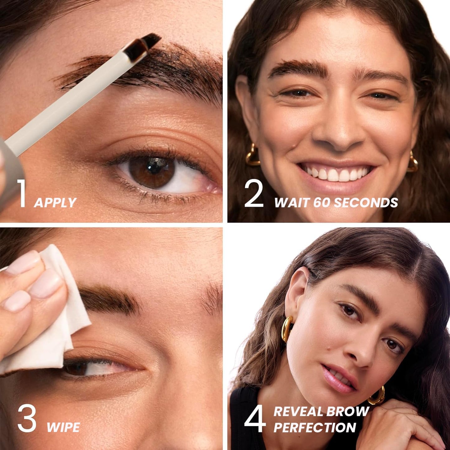 Wonderskin Wonder Blading Brow Stain & Go Masque - Long Lasting Eye Brow Tint, Transfer Proof and Smudge Proof Eyebrow Tint Stain (Blonde)