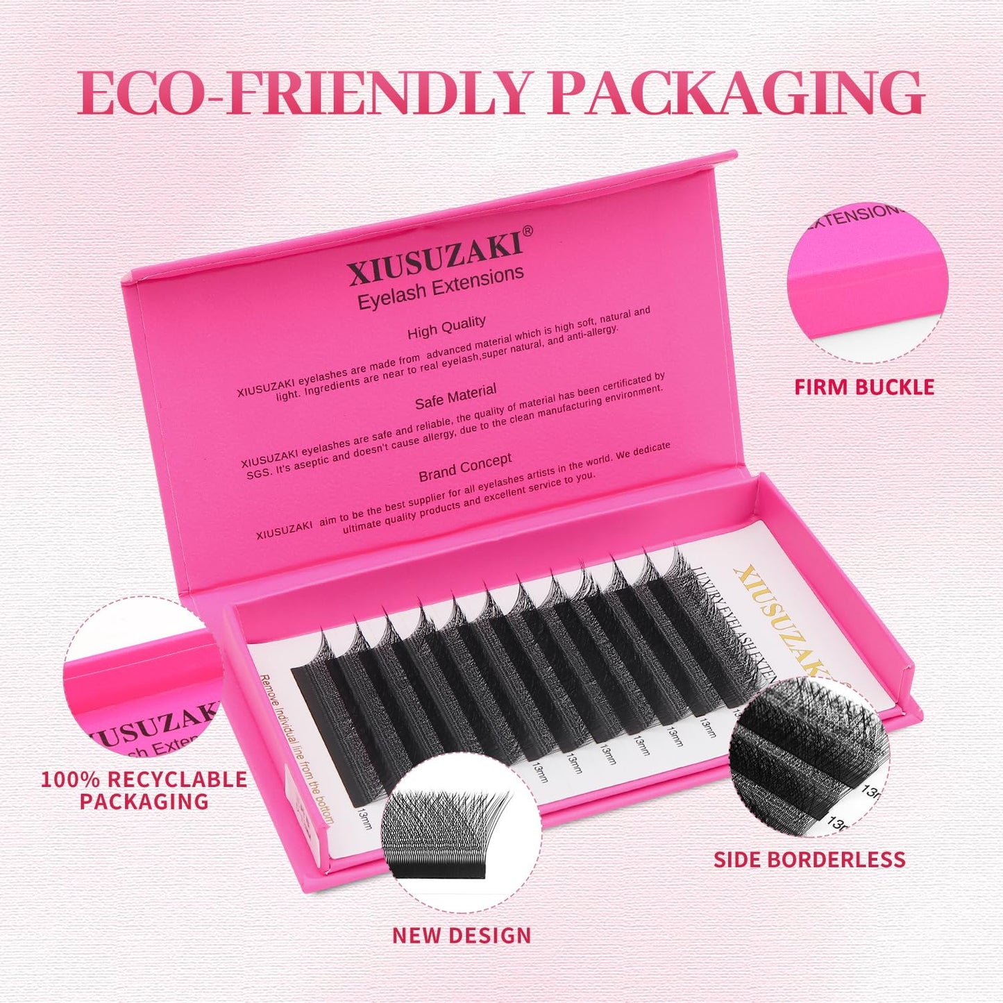Lash Extensions 3D Eyelash Extensions W Lashes 0.07mm Thickness D Curl Lashes Mix 8-15mm Soft Lash Trays Pestañas Pelo a Pelo Natural Matte Black False Eyelashes Individual Lashes(W-3D-0.07-D,8-15mm)