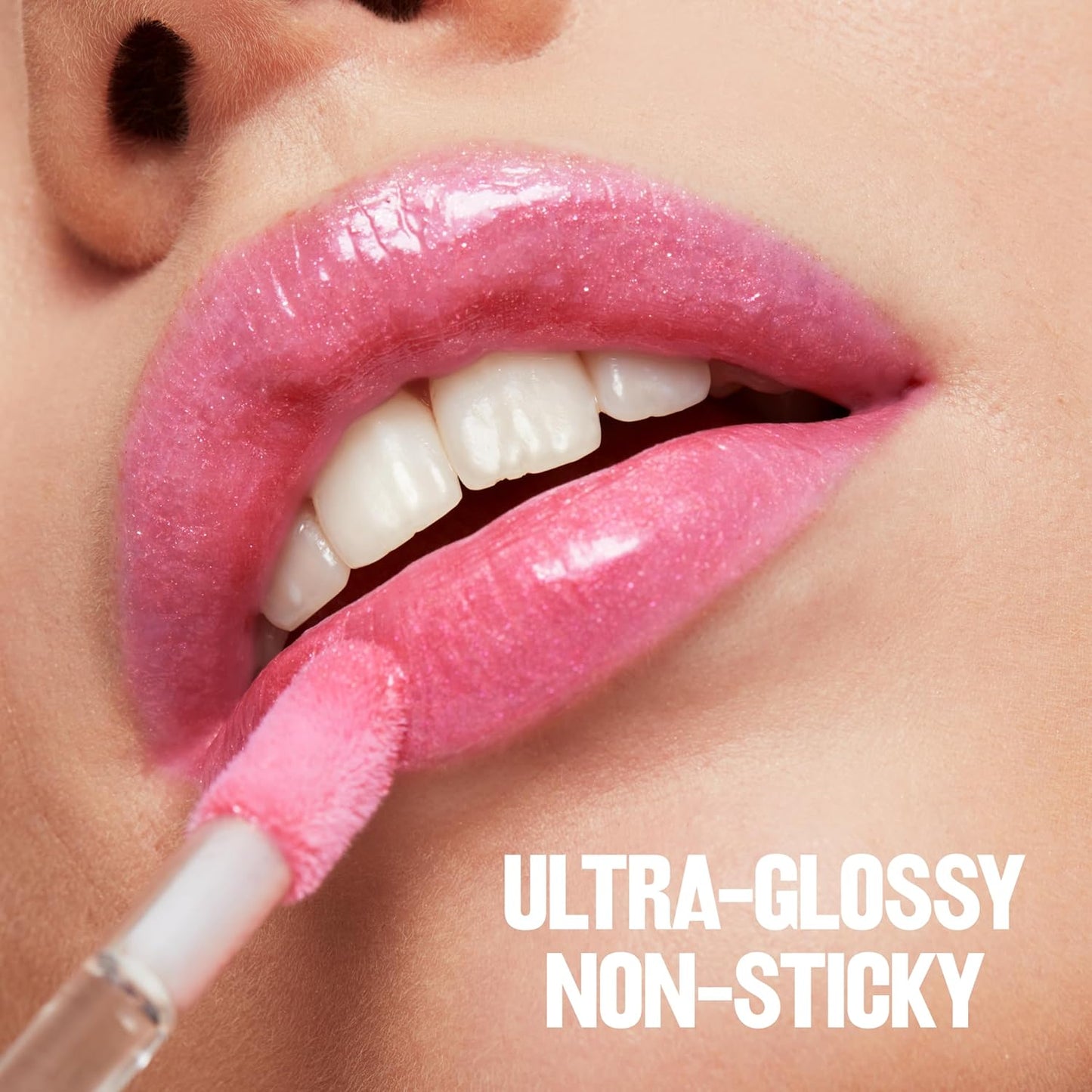 Revlon Super Lustrous Lip Gloss, Non-Sticky, Hydrating, High Shine Finish, 207 Pink Sky, 0.13 oz