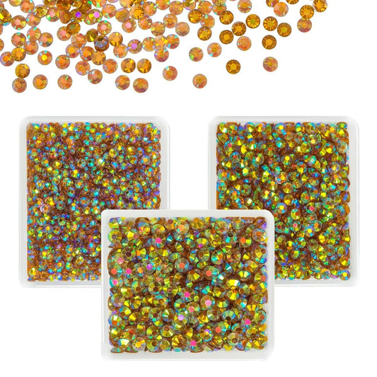 Transparent Amber Brown Resin Rhinestones for Crafting 3mm 4mm 5mm Clear Light Brown Stones Crystals Diamonds Gems Charms for Nails Face Eyes Makeup Tumblers Bottles DIY Crafts Clothes Shoes