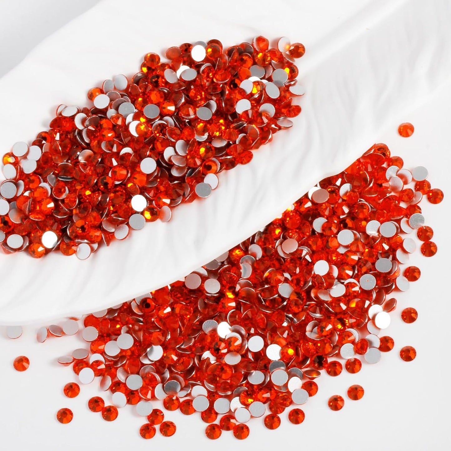 400PCS SS30 Flatback Rhinestones | 12-Facet Diamond-Cut Glass Gems for Nail Art, Clothing, DIY Crafts |Glue-On Decoration Stones with Silver Backing(Hyacinth)