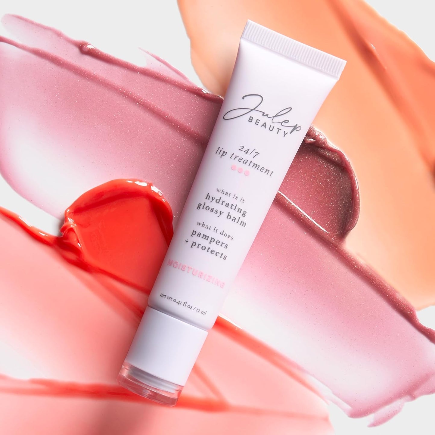 Julep 24/7 Lip Treatment – Hydrating & Glossy Lip Balm and Lip Sleeping Mask with Shea Butter – Moisturize, Protect & Soothe – Vegan & Cruelty-Free - Heart of Glass
