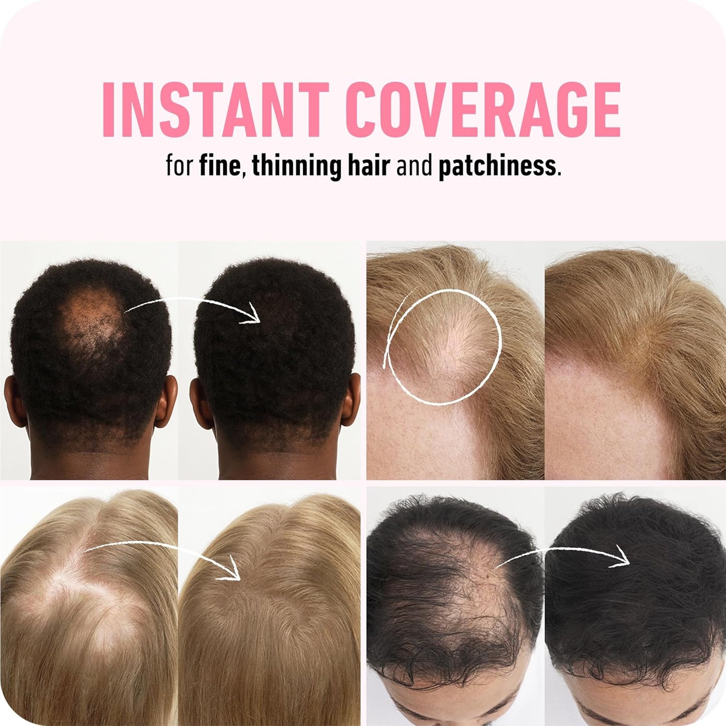 BOLDIFY Hair Fibers (12g) - Fill In Thinning and Fine Hair for an Instantly Fuller, Thicker Look - 14 Shades for Women & Men - Hazel Brown