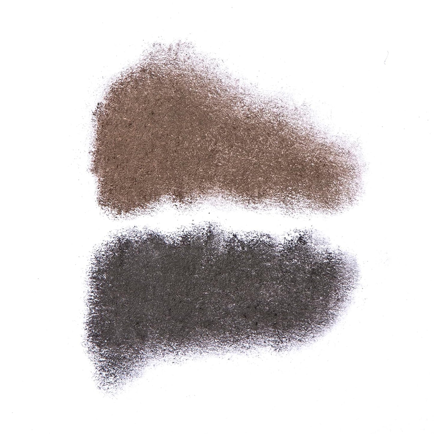 Arches and Halos Duo Luxury Brow Powder - Eyebrow Shaper and Color - Powder Compact with 2 Neutral Shades - Vegan - Charcoal - 0.1 oz