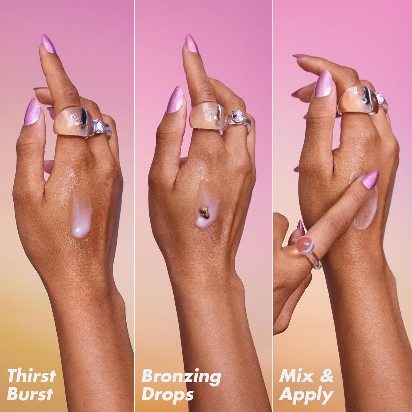 e.l.f. SKIN The Hottest Drops Duo, Holy Hydration! Thirst Burst & Bronzing Skincare Set, For A Dewy, Sun-Kissed Look, Vegan & Cruelty-Free