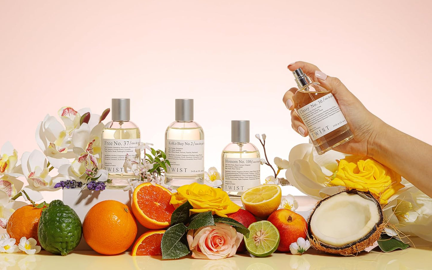 Twist Woman No. 50 - Eau De Parfum Inspired by Portrait of A Lady, Long Lasting Perfume For Women, Paraben Free, Vegan, Clean Ingredients, Fragrance - Spray 100 ml | 3.4 fl. oz.