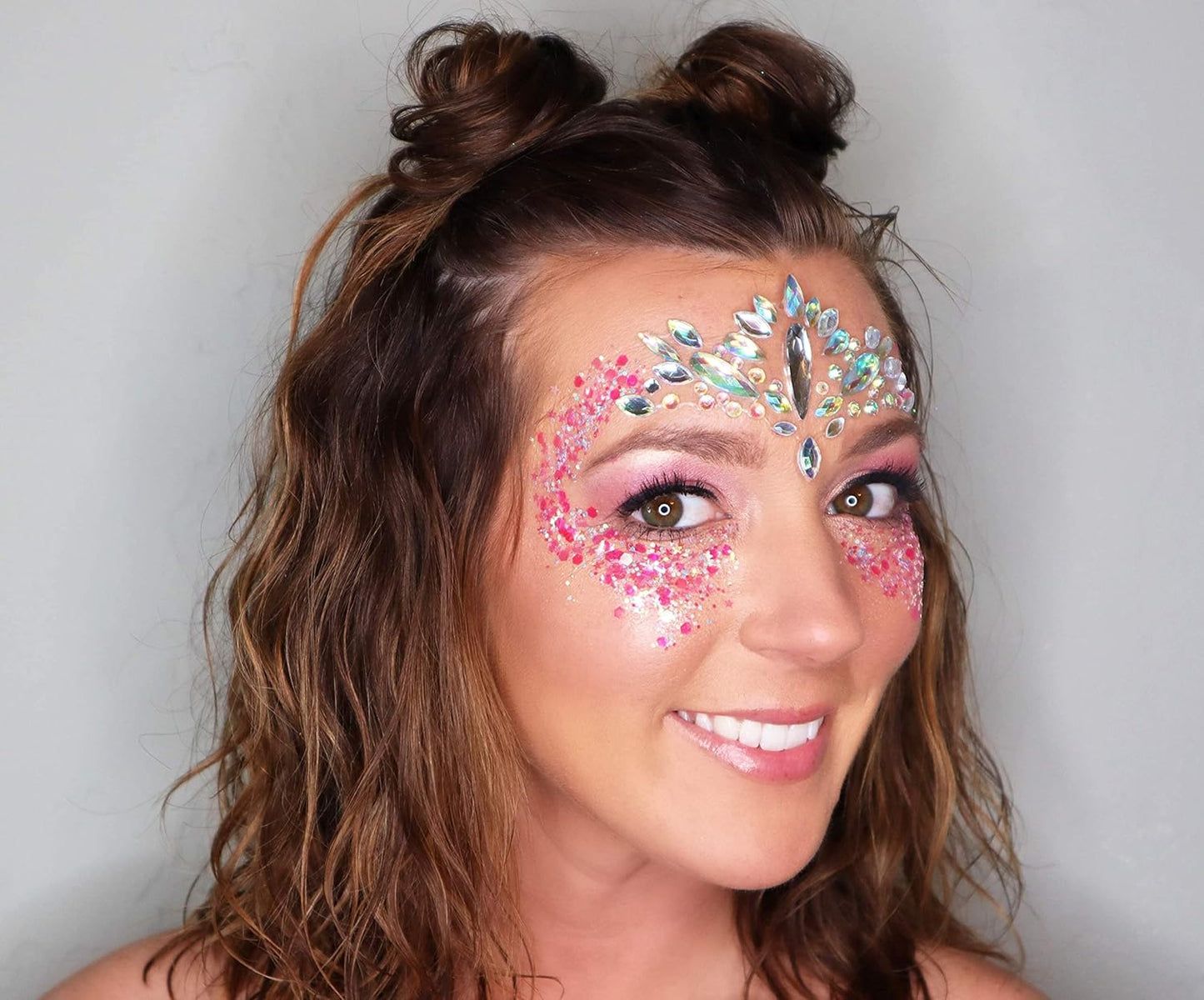 Holographic Pink Unicorn Glitter - 15G Chunky Face, Hair, Eye & Body Glitter Set for Women. Rave & Festival Accessories