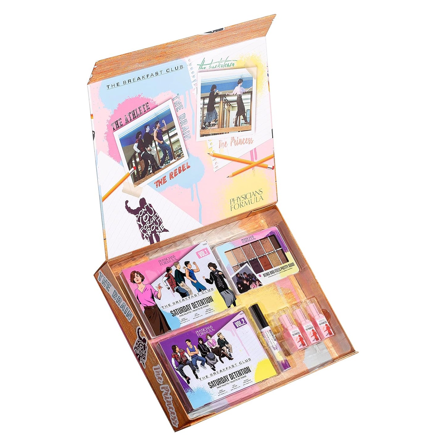 Physicians Formula The Breakfast Club Full Makeup Collection, Bronzers, Blushes, Highlighters, Mascara, 12-Pan Eyeshadow Palette, For Sensitive Skin