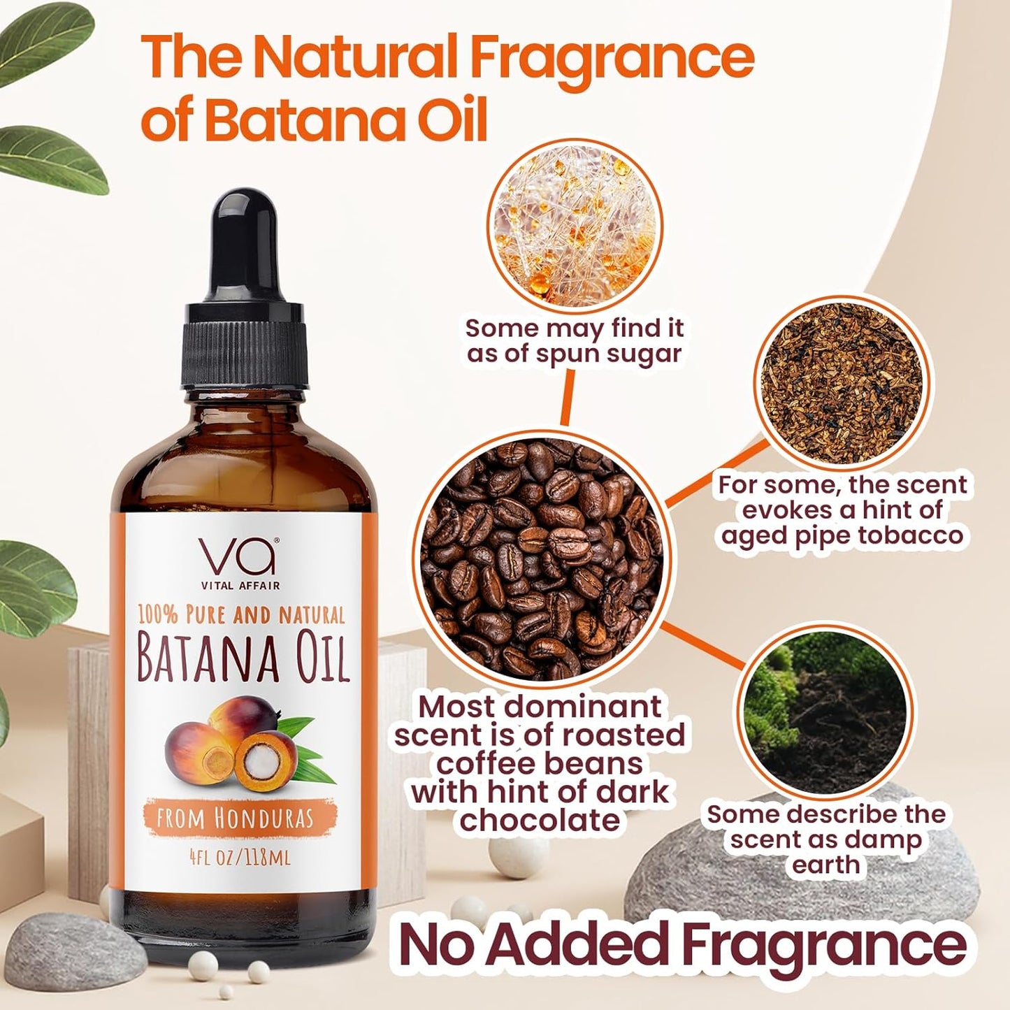 Batana Oil-Hair Growth Oil-4 Fl Oz-Glass Bottle-Cold Pressed-100% Raw-Dr Sebi Recommended-Essential Nutrients-For Women & Men