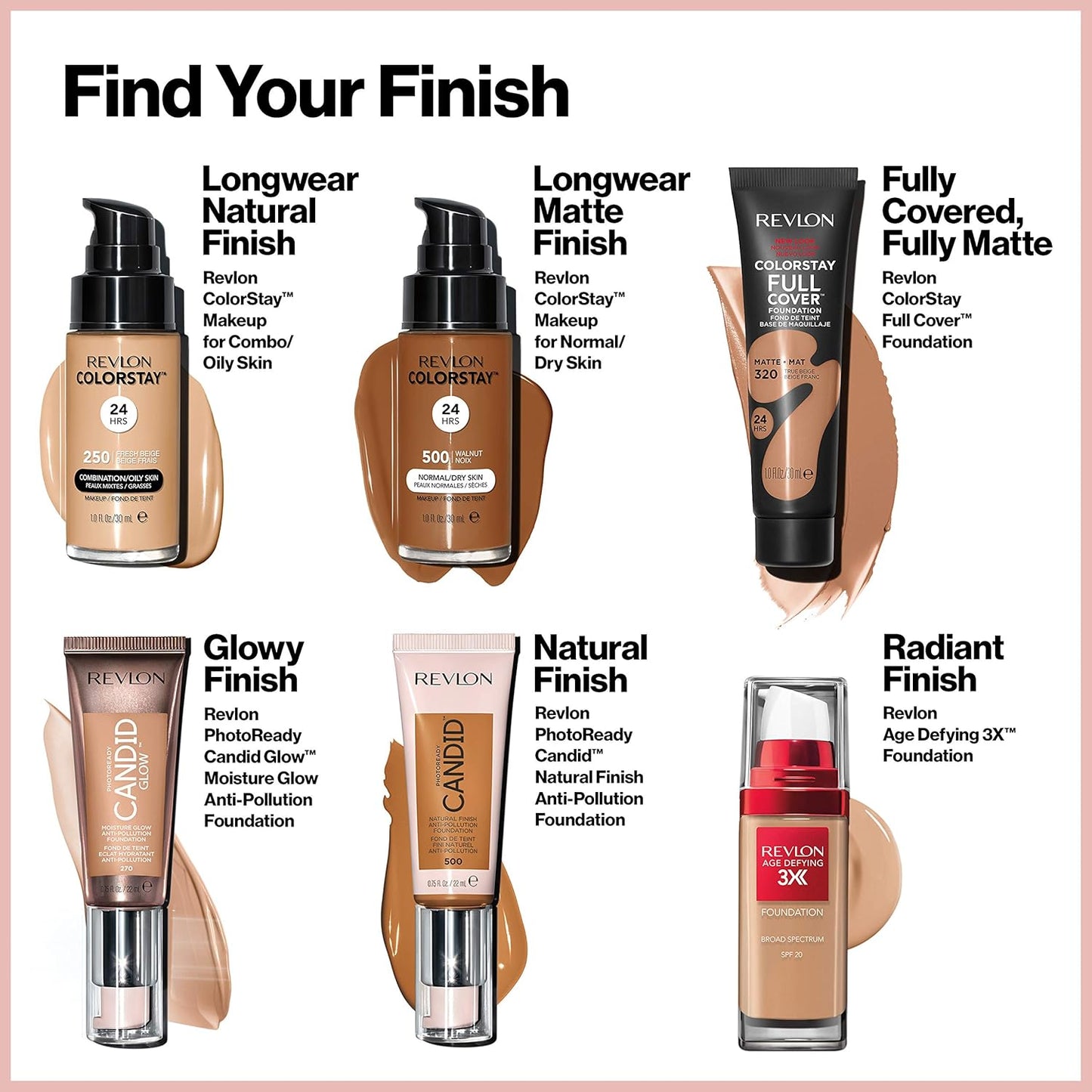 Revlon ColorStay Full Cover Longwear Matte Foundation, Heat & Sweat Resistant Lightweight Face Makeup, Natural Tan (330), 1.0 oz