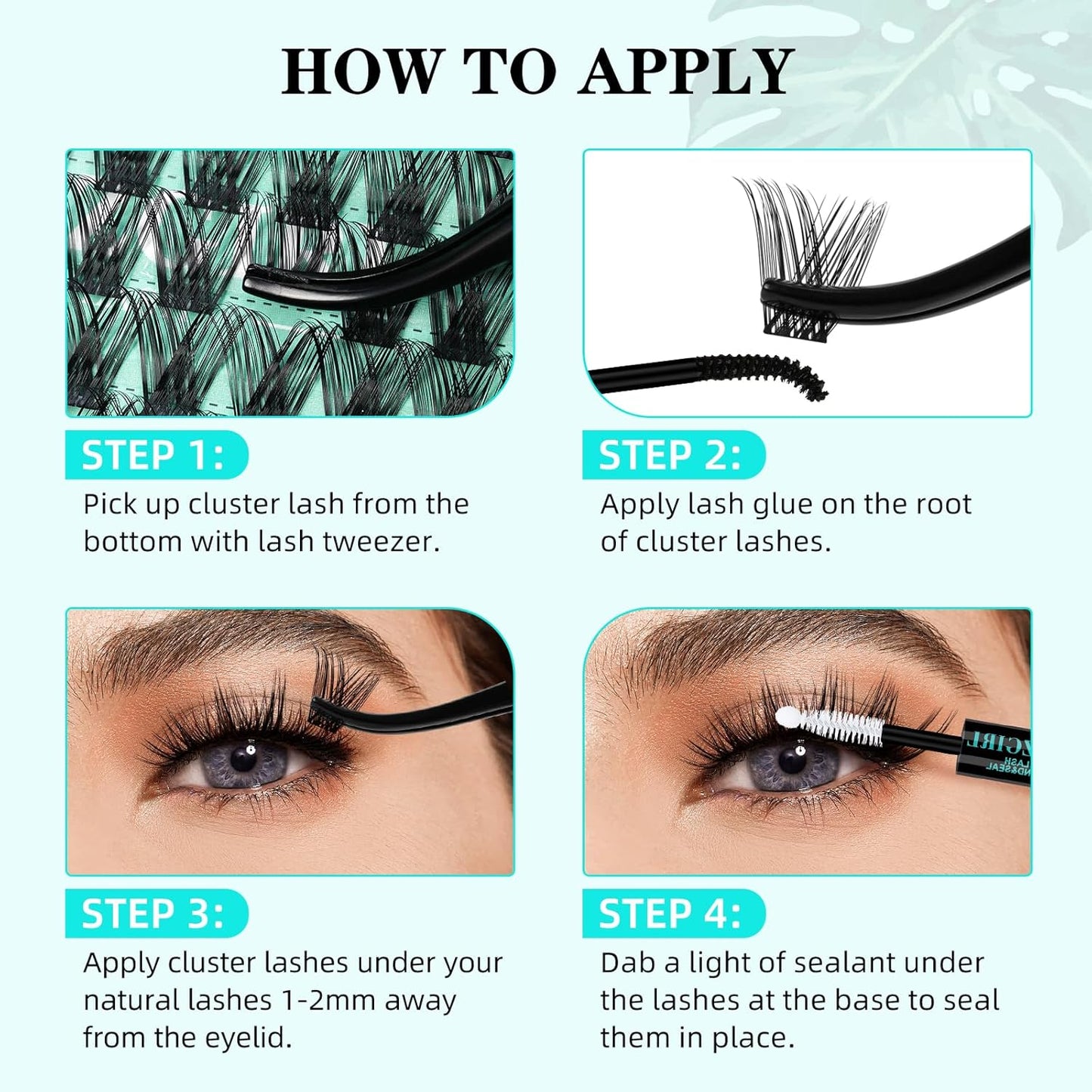Lash Clusters Wet Look 168Pcs Eyelash Cluster Ultra-Thin Lash Band Eyelashes Extensions Spiky Anime Wide Span Lashes(Hollyhock,C-18mm)