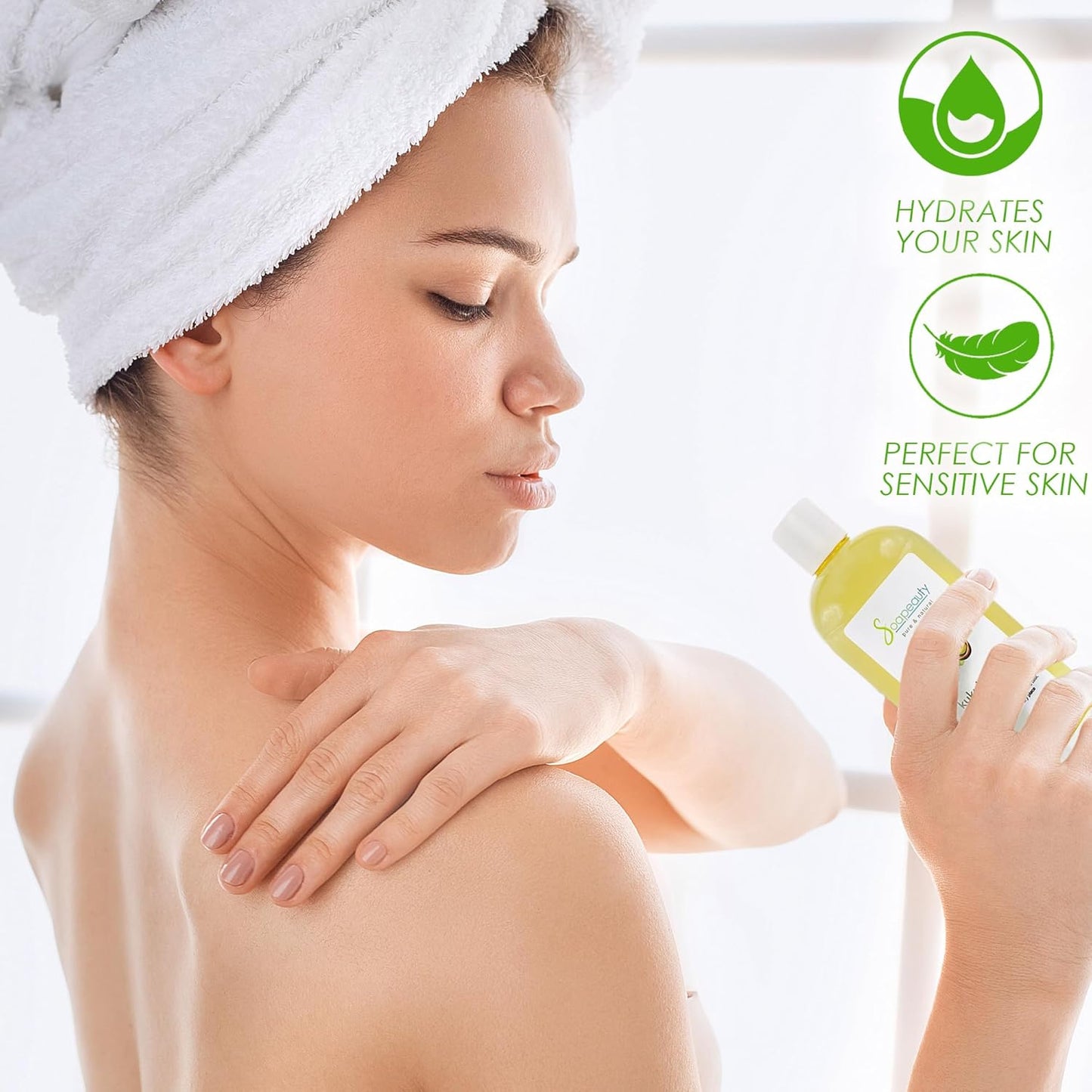 Soapeauty Kukui Nut Oil | 100% Pure & Natural | Cold Pressed | Moisturizing Oil for Skin, Hair, and Soap Making | 24 fl oz (2 * 12 fl oz)