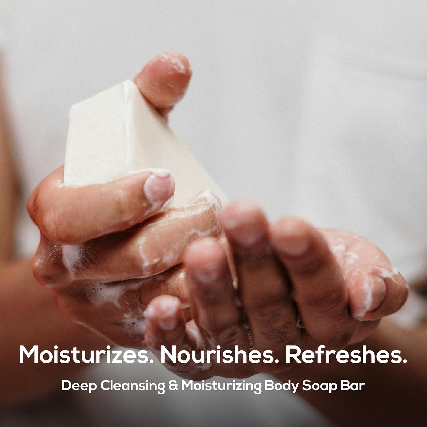 MARLOWE. No. 105 Bar Soap for Men 7 oz (12 Bars) Moisturizing Body Soap, Nourishing & Refreshing with Natural Extracts, Shea Butter, Olive Oil & Green Tea Extracts, Original Sage & Fir Scent