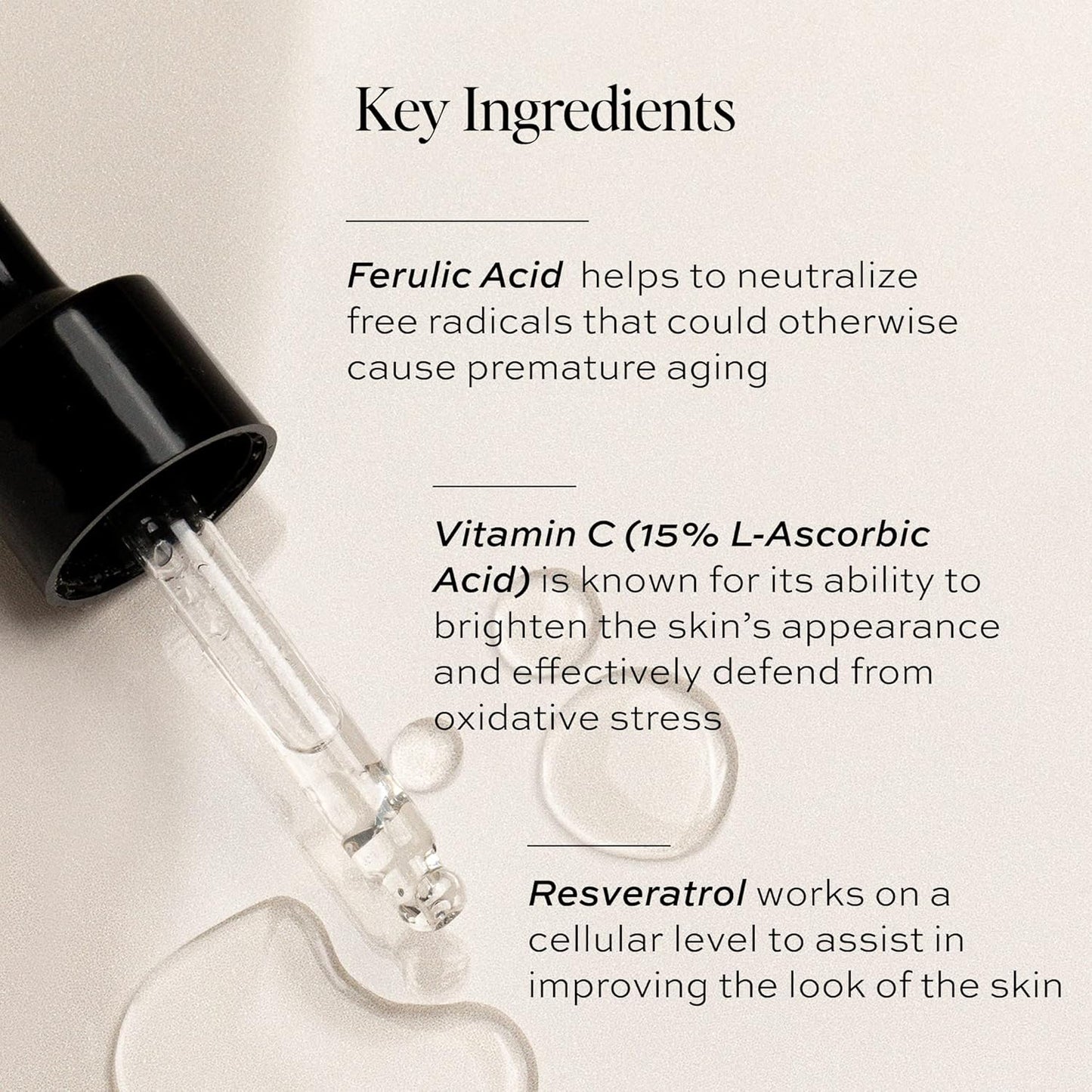 DIME Beauty Hyper Glow Serum, 15% Vitamin C Face Serum for Brightening Dull Skin, Dark Spot Corrector, 1 oz / 30 ml