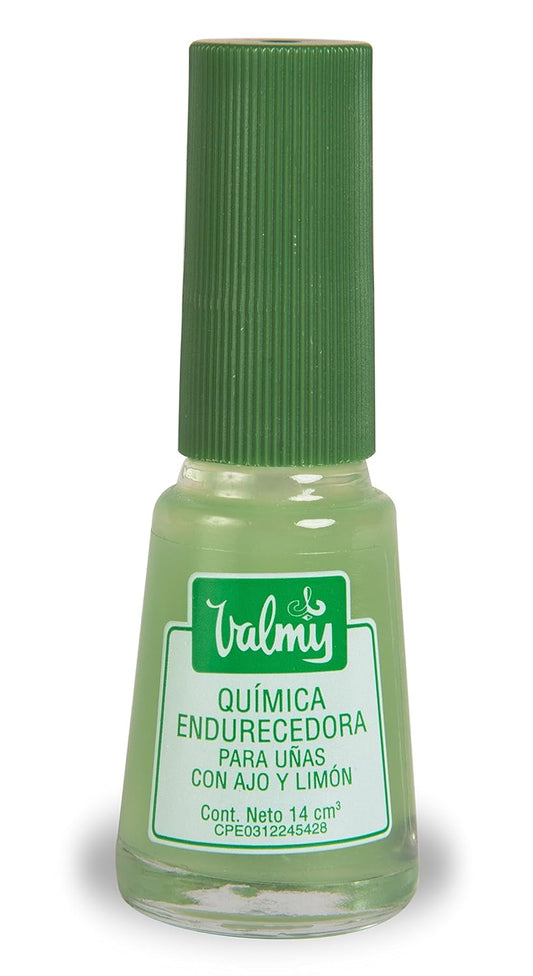 2in1 Garlic Nail Hardener & Lemon Nail Whitener Base Coat Nail Polish - Nail Strengthener for Thin Nails and Growth, Yellow Nails Treatment - Endurecedor de Uñas, 0.47 Fl oz