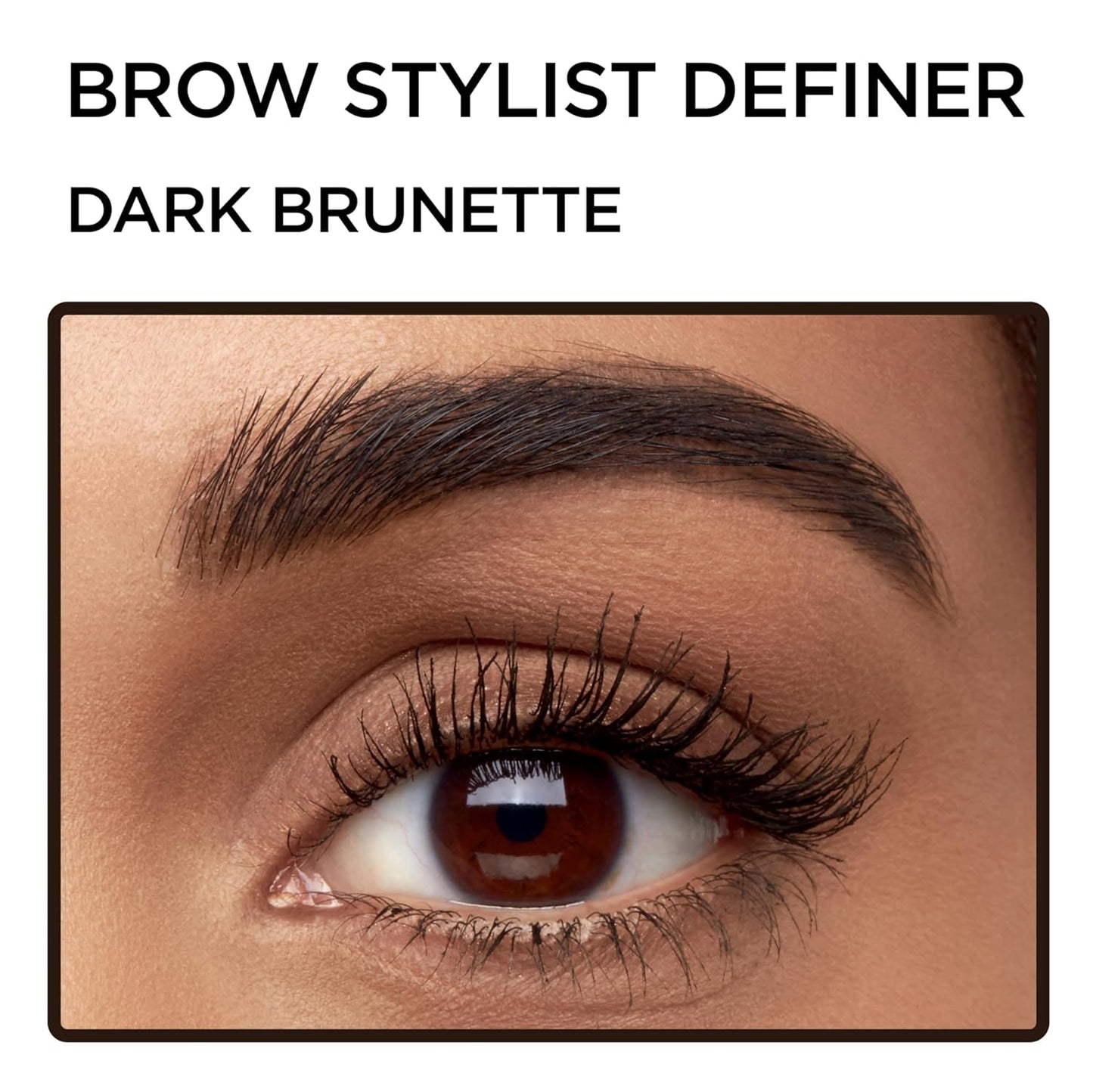 L'Oreal Paris Makeup Brow Stylist Definer Waterproof Eyebrow Pencil, Ultra-Fine Mechanical Pencil, Draws Tiny Brow Hairs and Fills in Sparse Areas and Gaps, Dark Brunette, 0.11 Ounce (Pack of 2)
