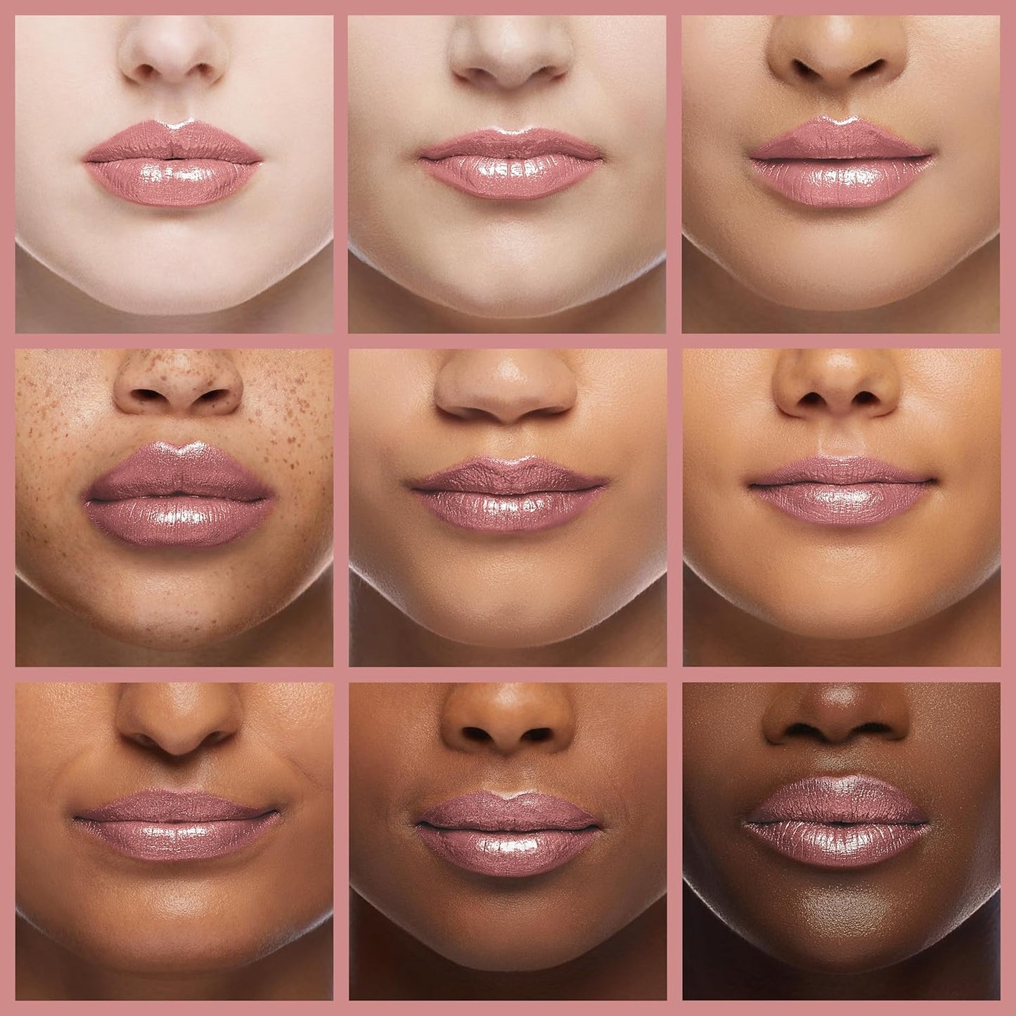 Oulac Light Pink Lipstick for Women with Metallic 3D Shine Lightweight Hydrating Formula, High Impact Lip Color, Vegan Beauty, Full Coverage Lip Makeup, Christmas Gifts for Women, Baby Angel(13)