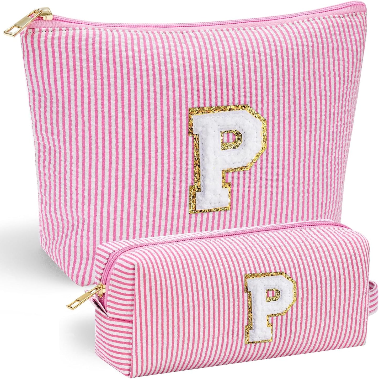YOOLIFE Personalized Gifts for Women, Cute Travel Makeup Bag Daughter Niece Gifts Cosmetic Bag Skin Care Bag Sister Wife Friend Teacher Engagement Wedding Gifts for Women Mothers Day Thank You Gift P