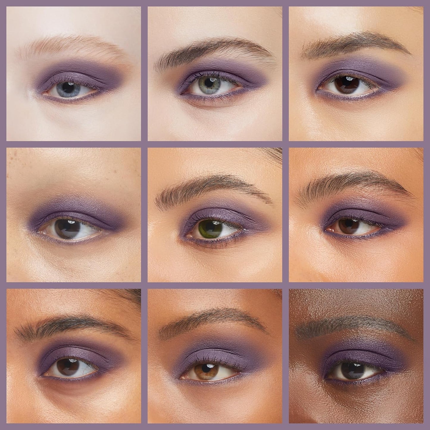 Crushed Violet Matte Purple Mauve Pressed Powder Single Vegan Eyeshadow; Talc, Paraben & Cruelty Free