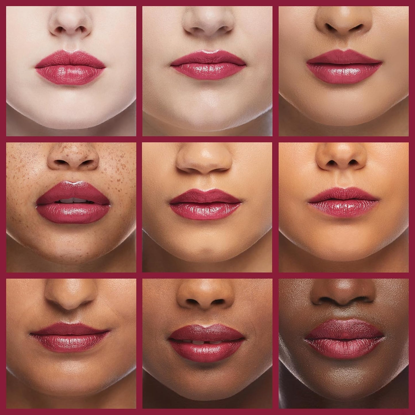 Henné Organics Luxury Lip Tint - Moisturizing, Sheer Natural Color - Blissful (Raspberry)