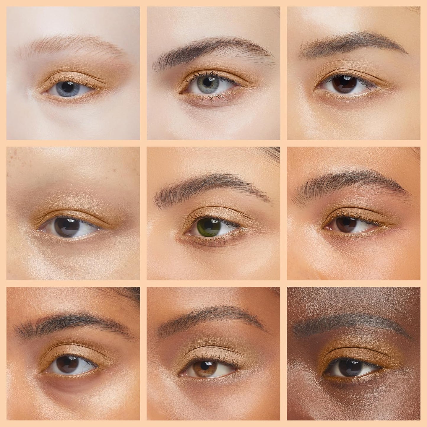 Cantaloupe Matte Soft Orange Pink Beige Pressed Powder Single Vegan Eyeshadow; Talc, Paraben & Cruelty Free