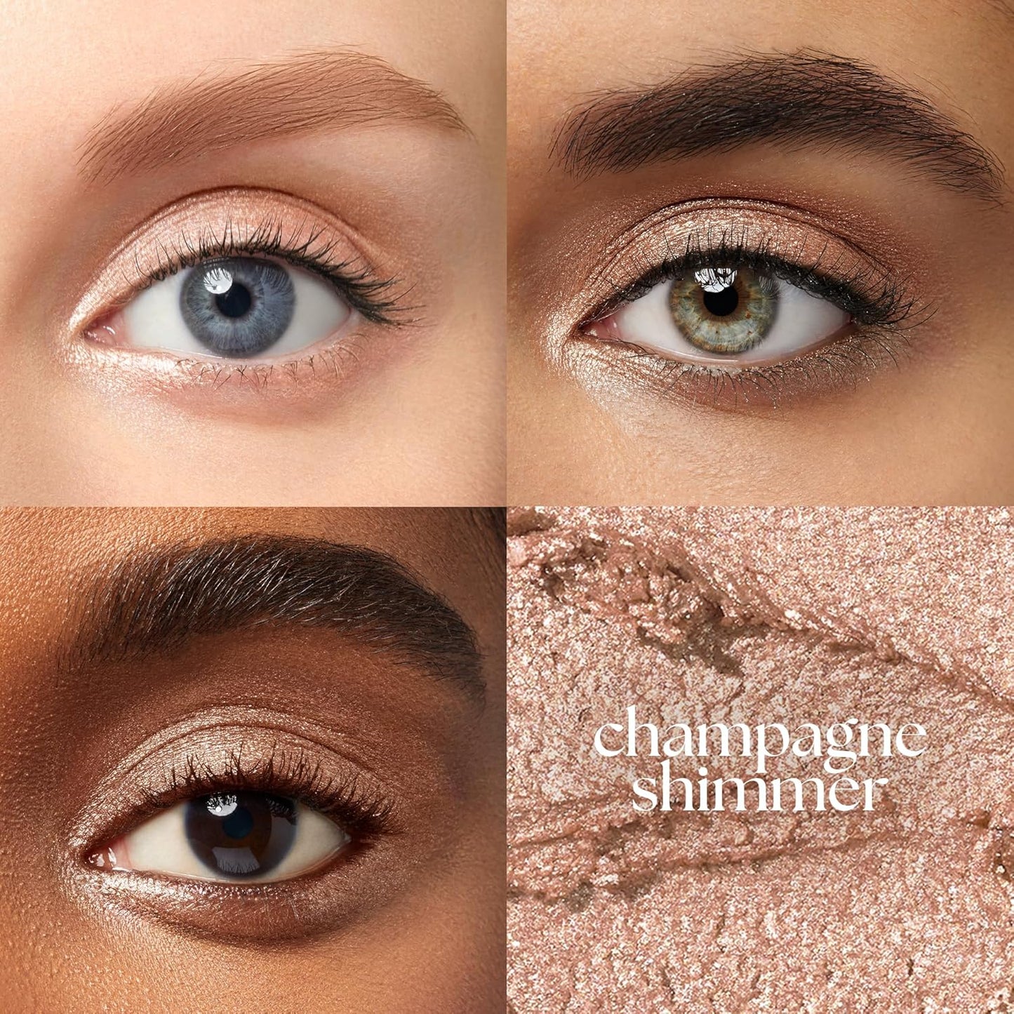 Julep Eyeshadow 101 Cream-to-Powder Waterproof Shadow Stick – Champagne Shimmer – Long-Lasting, Crease-Proof, Medium Golden-Beige Shimmer Cream Eyeshadow with Built-in Smudger